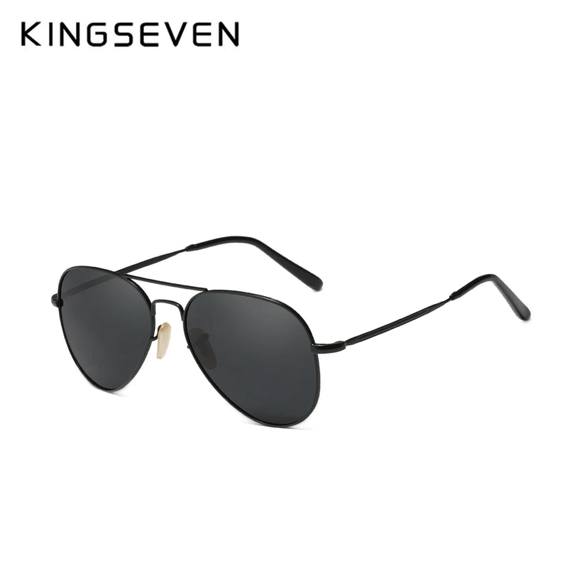 Óculos de Sol Polarizado Aviador KINGSEVEN